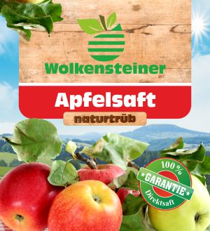 Apfelsaft naturtrüb 1L